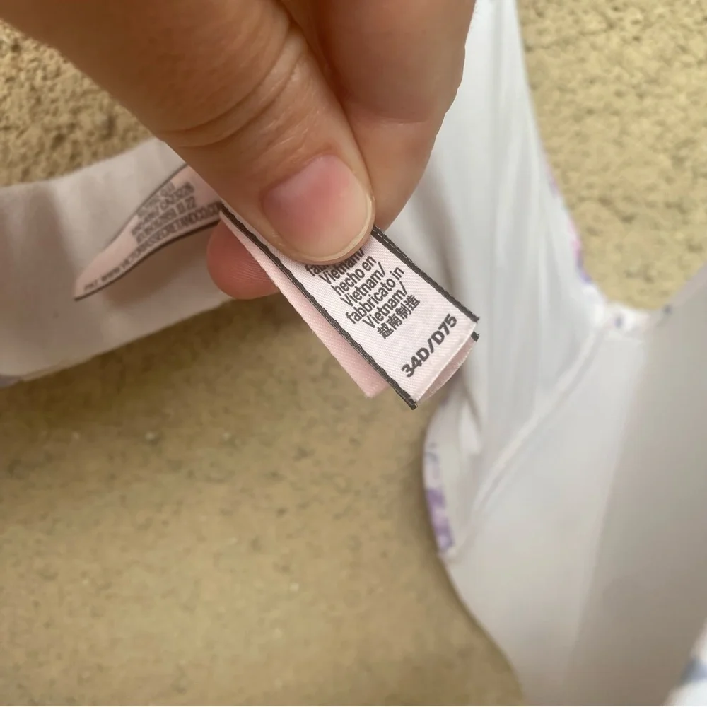 Victoria secrets bra Flora padded no wire size 34D - Picture 3 of 4